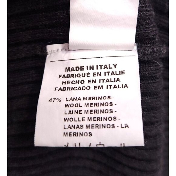 M by Missoni Ribbed Knit Long Sleeve Sweater 46 US 10 Womens Gray Multi $950 - Picture 10 of 11